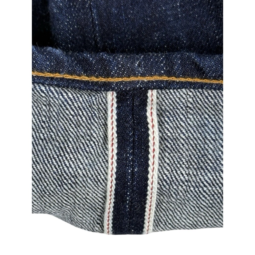 Kojima Genes Mens 42 Jeans Made in Japan Denim Selvedge Blue Straight Cotton - Picture 12 of 12